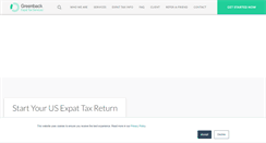 Desktop Screenshot of greenbacktaxservices.com
